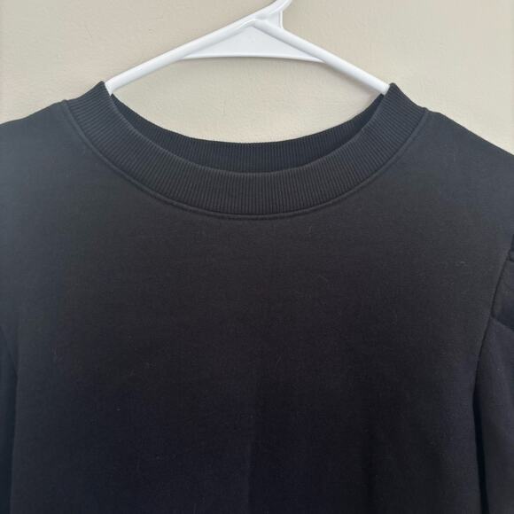 Sold Out NYC Just Enough Puff Short Sleeve Sweatshirt Black Size Small - Picture 4 of 9